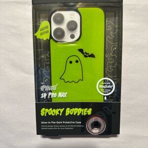 Lime Green iPhone Case with Cartoon Design
